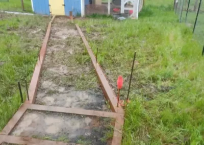 Gravel Pathway Before