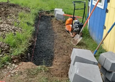Retaining Wall Before