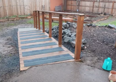 Wood Ramp After